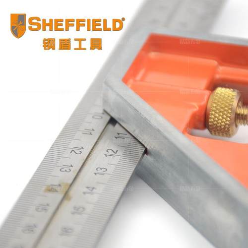 钢盾不锈钢无品牌/多功能合组活动直角尺45度拐工尺木工测量具S07