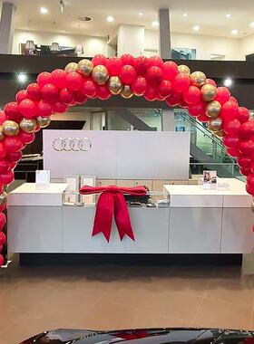 网红国典球拱门FZF支架店铺开业礼婚场庆景布置商场十一活动气装