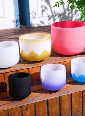 6-4寸石英水晶钵PPY412钵HZ专业颂钵静心音疗冥想疗愈音钵音碗