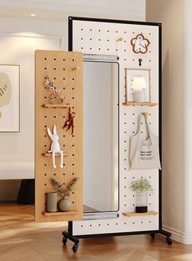 铝型材洞客厅玄关隔断板遮挡办公IKS室会议屏风可移动带轮洞置物