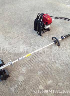 小型负式除机便携式汽背油CRQ松土机四冲程轻便割草草机