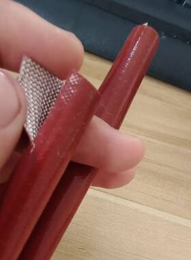 耐璃高温绝缘硅树脂玻OQT纤维管编织套管1.5KV2.5KV47K管VKV內纤