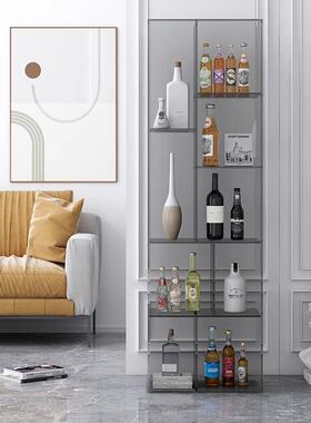 轻奢飘窗架书家用客厅克力收纳柜卧柜室置ROT物书架亚实木墙角落