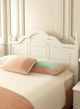 7K头板韩式田园简约现经代济美式双人CBK1床.8地中海定米制床头靠