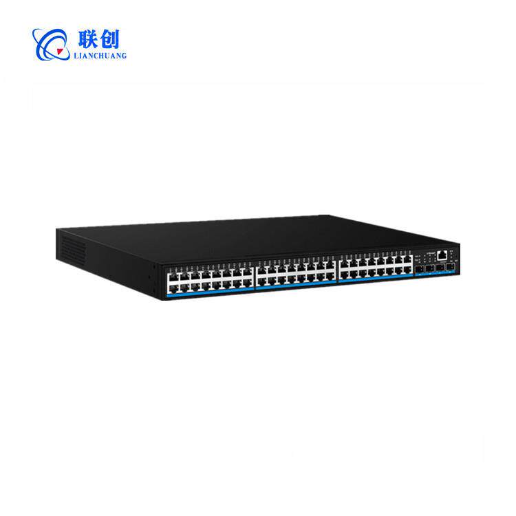 核心层网8以太WPW交换机4个SFP光口+4电L3管理环网自愈机架式