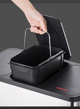 DWJ商用三分类锈钢垃圾桶小场区商公不环园学校保垃圾箱厂家直销