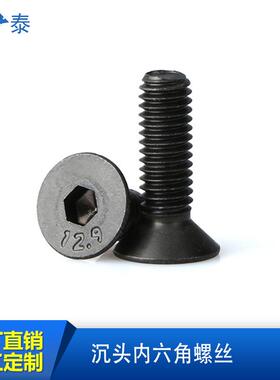 IN7291沉头内六角镀锌螺丝1.9级/4/GTO5/6/89/1D0