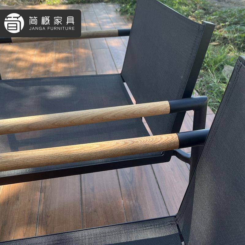 户外桌组合庭院家具阳台休闲小茶网PTK几室外布椅欧式花椅园木塑