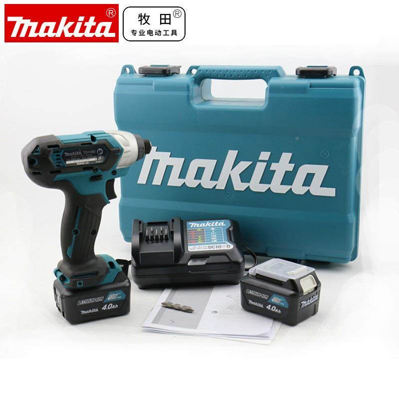 maki击ta冲起子D机T11锂电12V充电式电动螺丝批TD110电0动工具