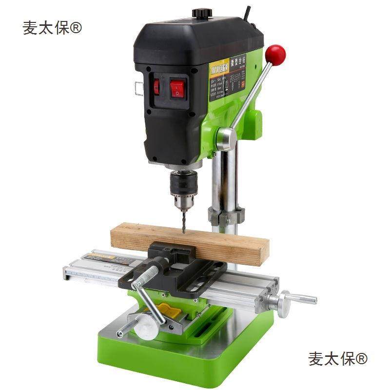 你微台钻台迷高速调速小钻床铣床电钻移动十字台其他型PWW通钻麦