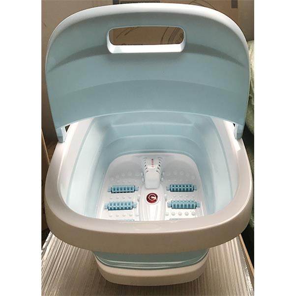 新款泡滚SWS轮折叠浴盆红光气电泡无线遥控洗脚盆加热脚盆足足疗