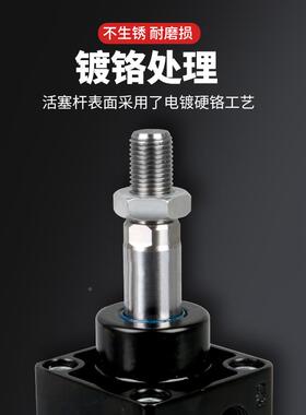 SC标准0气缸小型气动带磁大推力S0ANQC32x4x5x563x80x100x12x160-