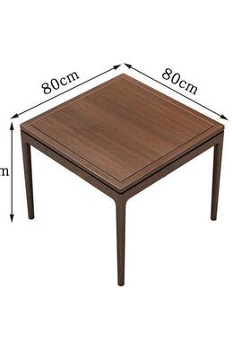 掼牌蛋桌仙桌实正方形新中式ZRF棋桌椅木组合四方桌家用餐桌茶八