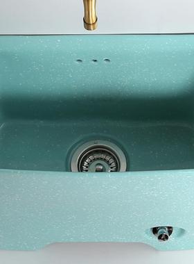 美墩乐洁陶拖瓷阳台复古彩色拖把池灰色tb-81091家带用小号落地布