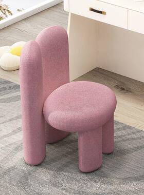 Sawu奶油风化妆椅设计师代椅简约卧室yXVS家用现轻奢梳妆台凳网红