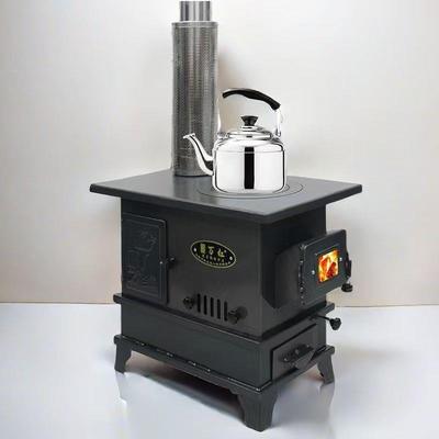 取煤暖炉农柴两用室内烤火一炉体炉家用气化村炉381柴火炉烤箱壁