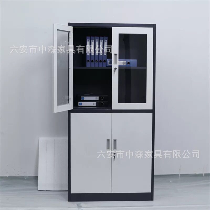 加厚带锁钢制文件档案柜