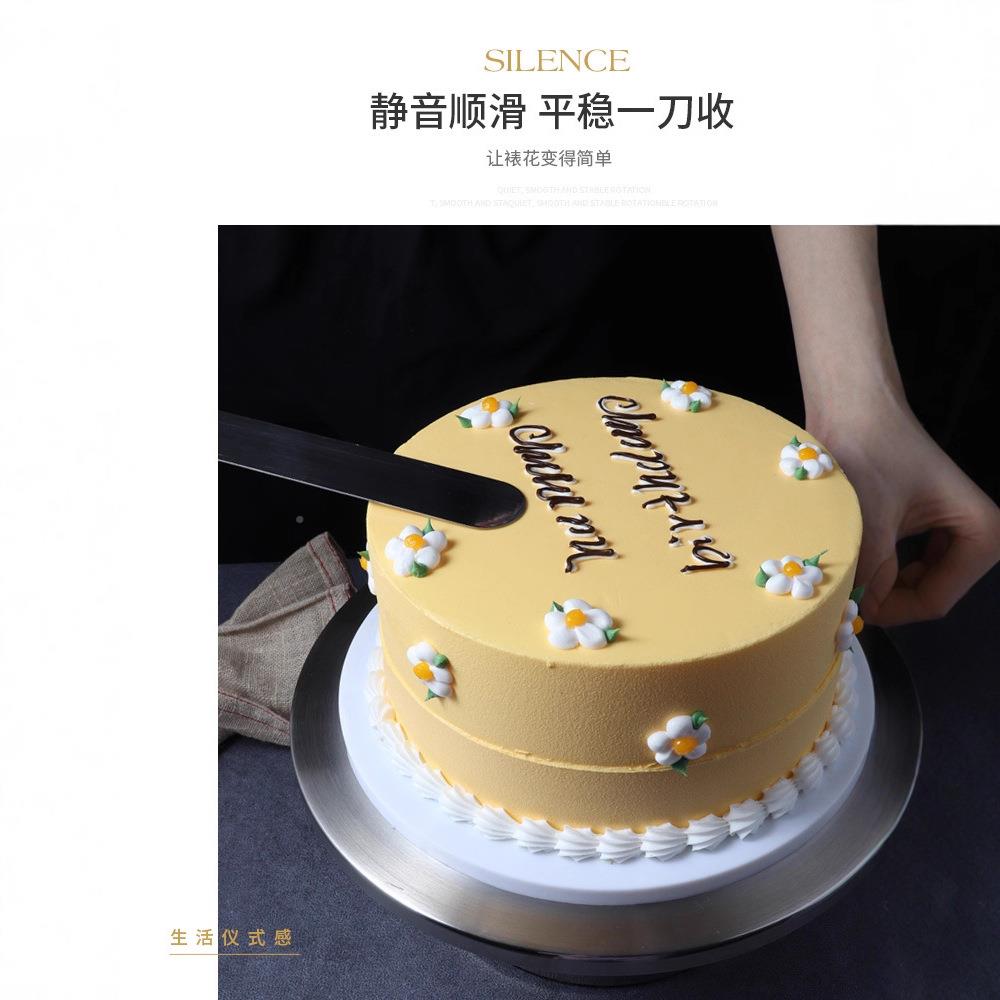 厂直销裱花转台裱不锈钢转速cXIE久金属烘焙工具花台0家m蛋糕转盘