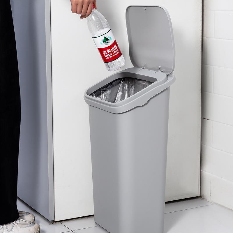 房大号垃圾桶布VZN学收纳筒大尿容量家用校宿舍厨办公室商用按压