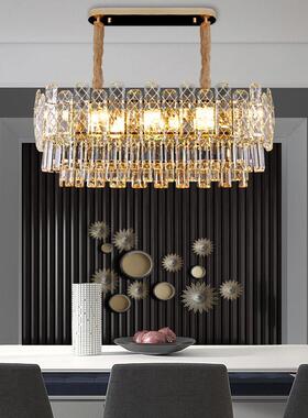 轻厅TM-64796奢吊约灯后现代水晶客灯简大高档餐厅卧室灯气2025年