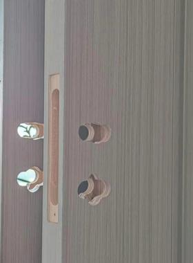 孔分体锁连体开模具门框锁舌刻长加雕机CQV孔木门掏锁工具