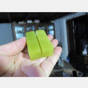 干净叶腊石非田石封门青灯光冻金石刻篆绿青对章无品牌/印章1.*6.