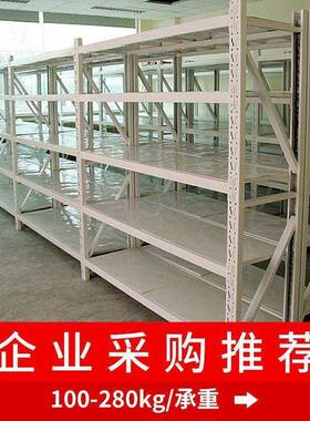 仓储货架家用多轻角钢储YUI置物架层仓库中型展示架铁架子快递型