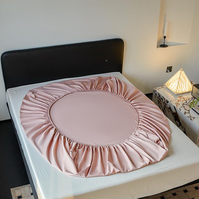 床笠单件0全绒床罩枕套10支长棉三件套防滑棉棉床纯单床垫NN床上