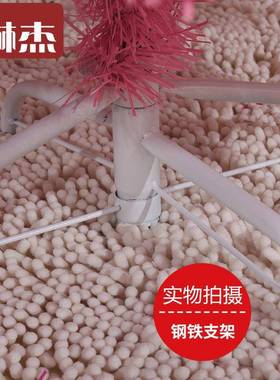 T-107#粉15件0c粉色树圣诞节装饰品摆圣诞树套餐1粉.m5米红色圣诞