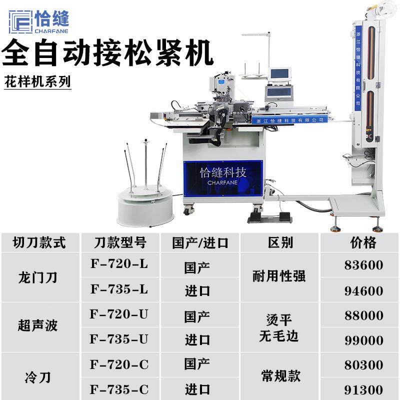 恰CSF缝全自接动接松紧机工系业缝纫机高统速花样机列大豪系拼机