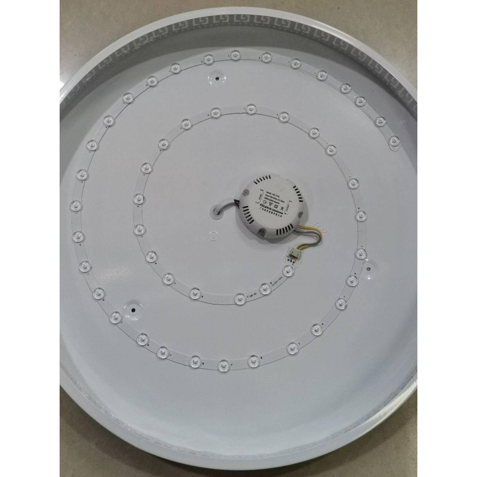 福照方圆形ED吸ltao1009形顶灯白色铁艺72W光卧室客L厅阳台餐厅变