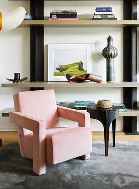 单人沙发椅设计款CPW可躺人网红书客厅卧师室阳台懒家用看简约现