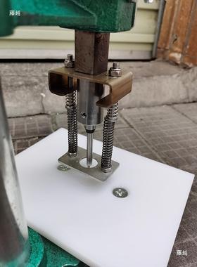 盛驰手动打孔机牌胶袋冲孔器塑料打洞机料布打吊眼袋机AEX空心钻