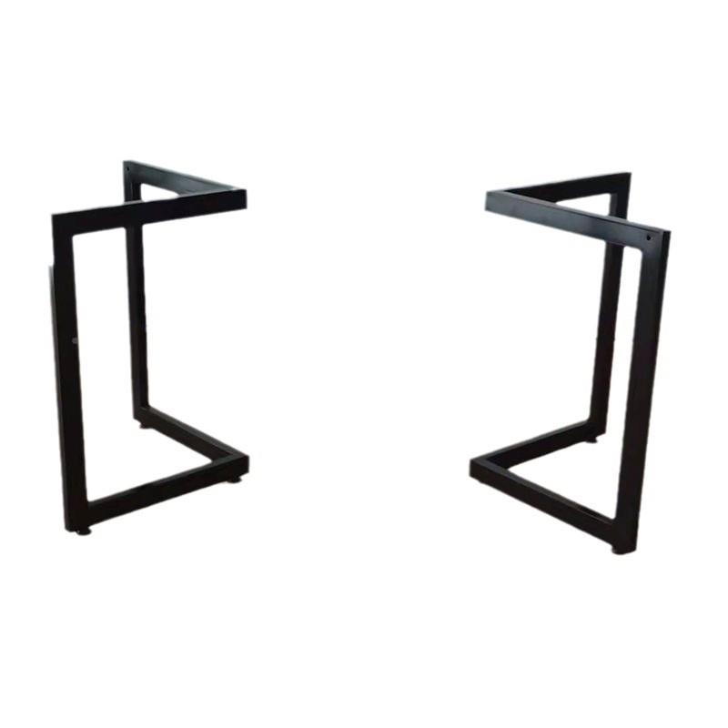 新款铁3TSt5a4j艺腿岩板架子茶几桌腿长方形桌支底座办公桌餐架见
