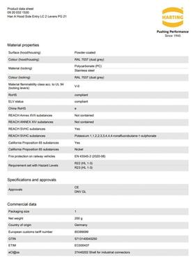 HAR0TING浩亭092003215332A线上壳低结构KYJ双锁扣边出1xPg21