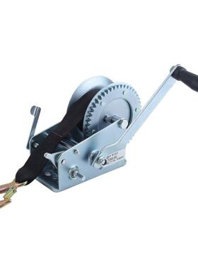 双向自锁手卷扬机300035XNS0千摇克钢磅丝绳织带挂1钩起吊家用