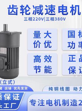 齿一轮减速电机38V立卧式式20JNQ0W4000W750W1500W小金刚减速机体