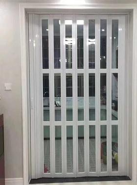 PVC折叠门吊轨推拉门VDO生放开式厨房移门厕所隔断阳台卫间隐形门