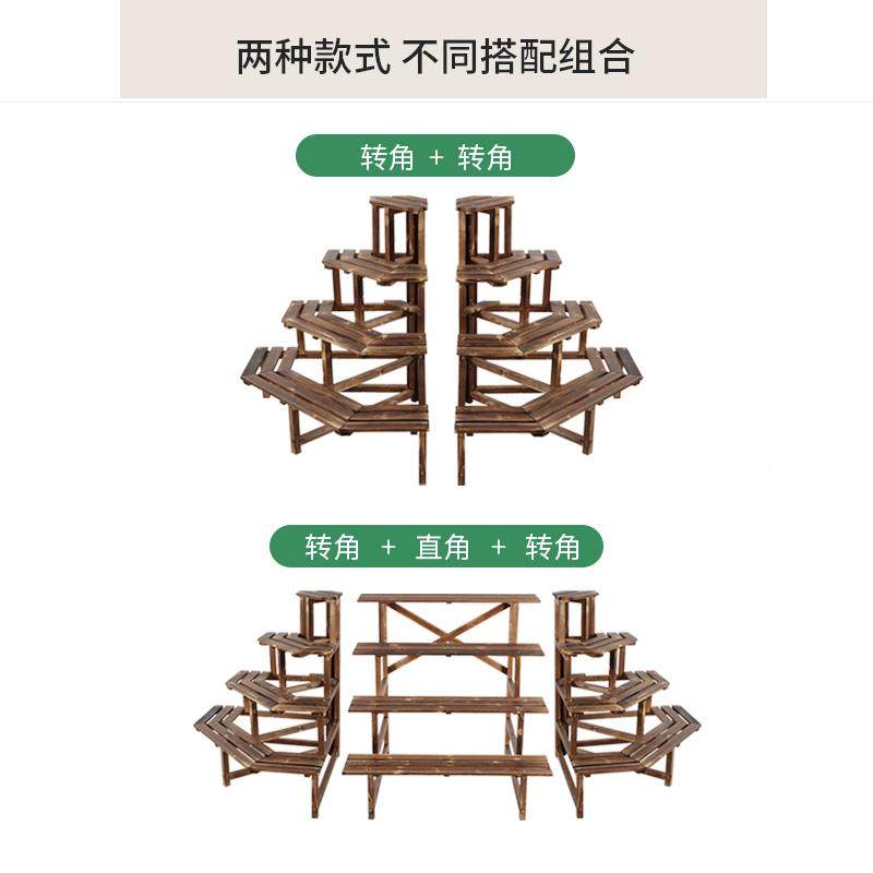 阳架台阶梯转角花室式内落地角式墙多层三角拐角多FGX肉架子置物