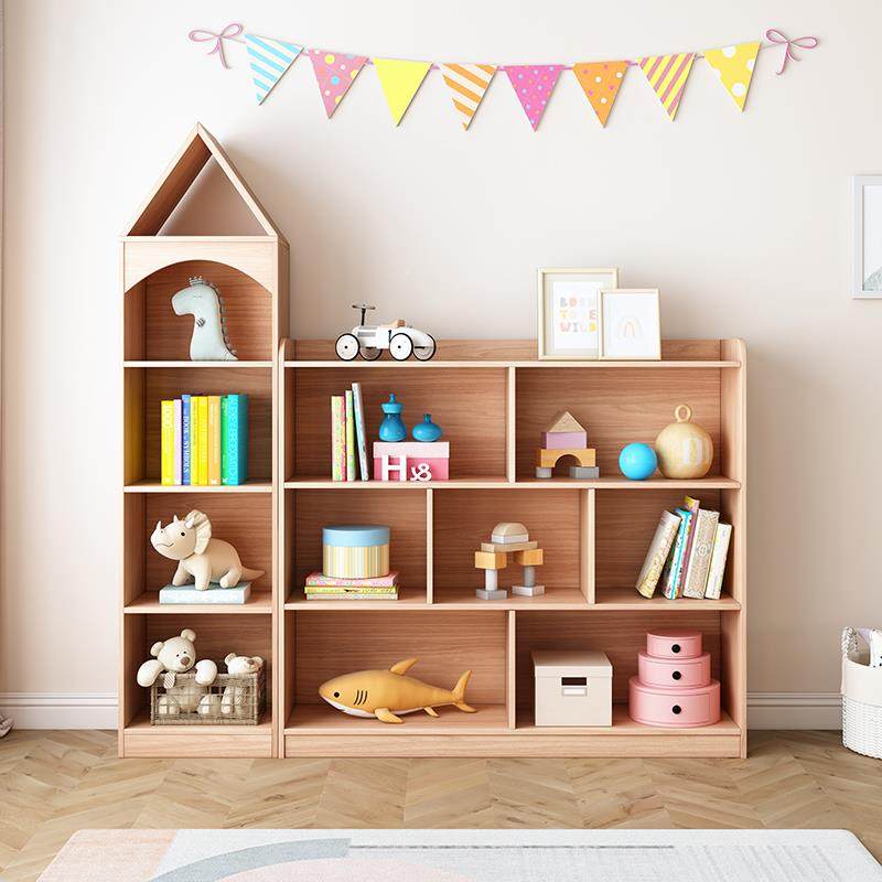 物?儿童书架实组木置架GRX蒙氏儿童房城堡书柜幼儿园本收纳柜绘合,住宅家具,儿童书柜,淘宝优惠券,粉丝福利购,淘宝优惠卷