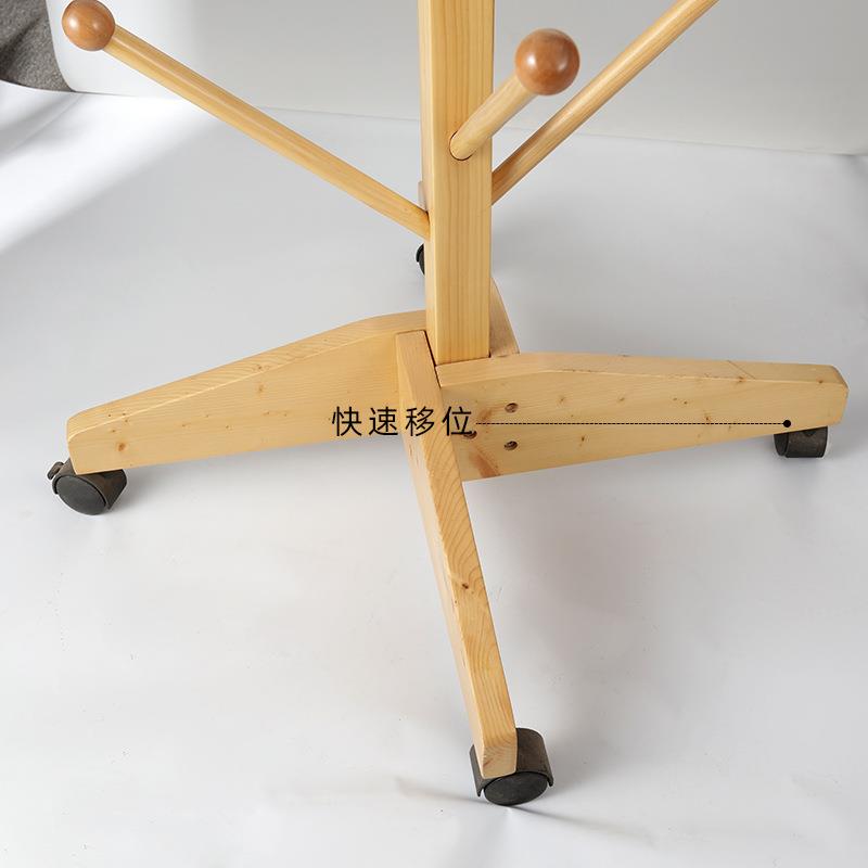 厂家直销衣帽展示架实木落约地商挂装衣架SMR场多功能简服展示架