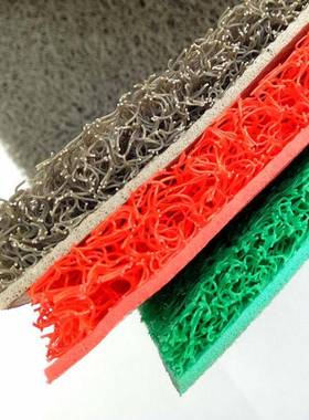 可V裁剪拉丝垫pvpvc卷材c丝圈地垫入进门户门前垫PC脚门垫卷材制