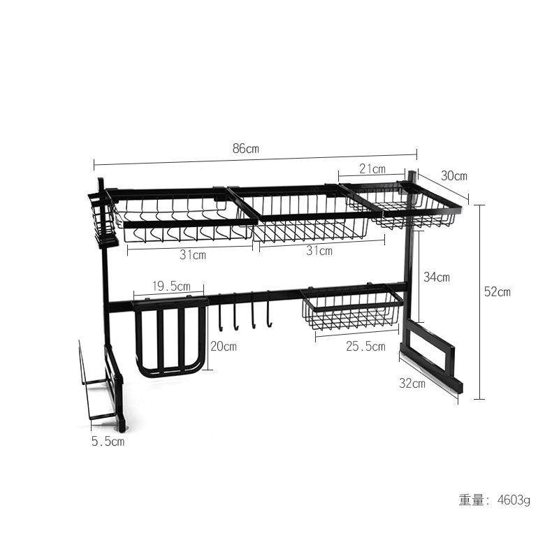 免铁喷粉厨孔铁艺喷粉水沥打水架厨房槽置架水池沥水碗碟物收纳碗,厨房/烹饪用具,碗架,淘宝优惠券,粉丝福利购,淘宝优惠卷