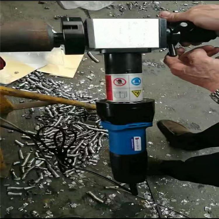 坡内胀式管道口RMV机持式磨口机电动管子不锈钢破口平口机手图片