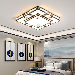 客厅灯21422225年新款灯具现代简约大气卧室灯大灯0新顶中式le主d