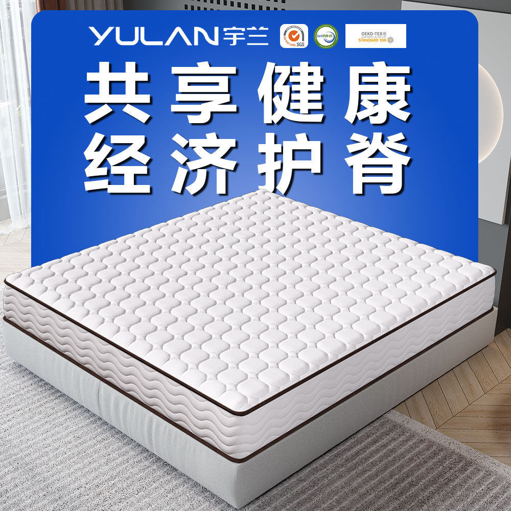 天然环保椰棕偏硬弹簧床垫全棕老人小孩家用款卧室席梦思硬垫