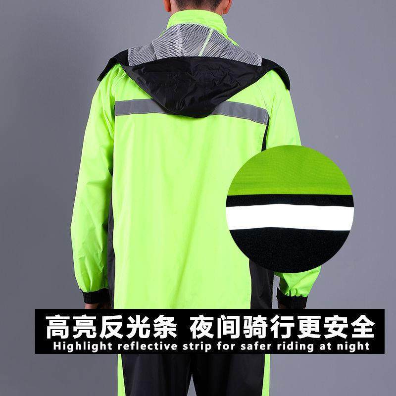 3Y【防大套暴雨】雨衣Q雨裤装女成人分体户外男防水服加6WFSf5PB