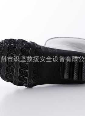 6KV抗高压筒高水带电作业黑色橡胶绝缘靴靴工SCJ作业防电电雨靴