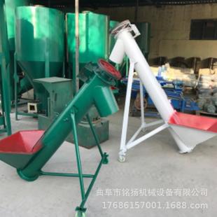 轴粮蛟龙单输送机干XLD食粉绞龙u型送料机向带万轮可移动上料机