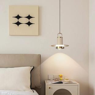 床头吊桌灯设计感创意爵士垂线线小爵士帽灯餐吧台房间卧帽室吊灯